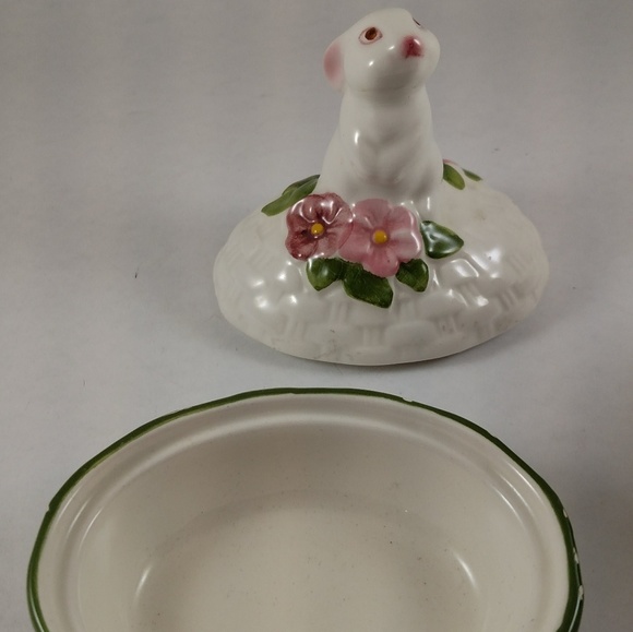 🦚Avon rabbit trinket box 1982 - Picture 8 of 8